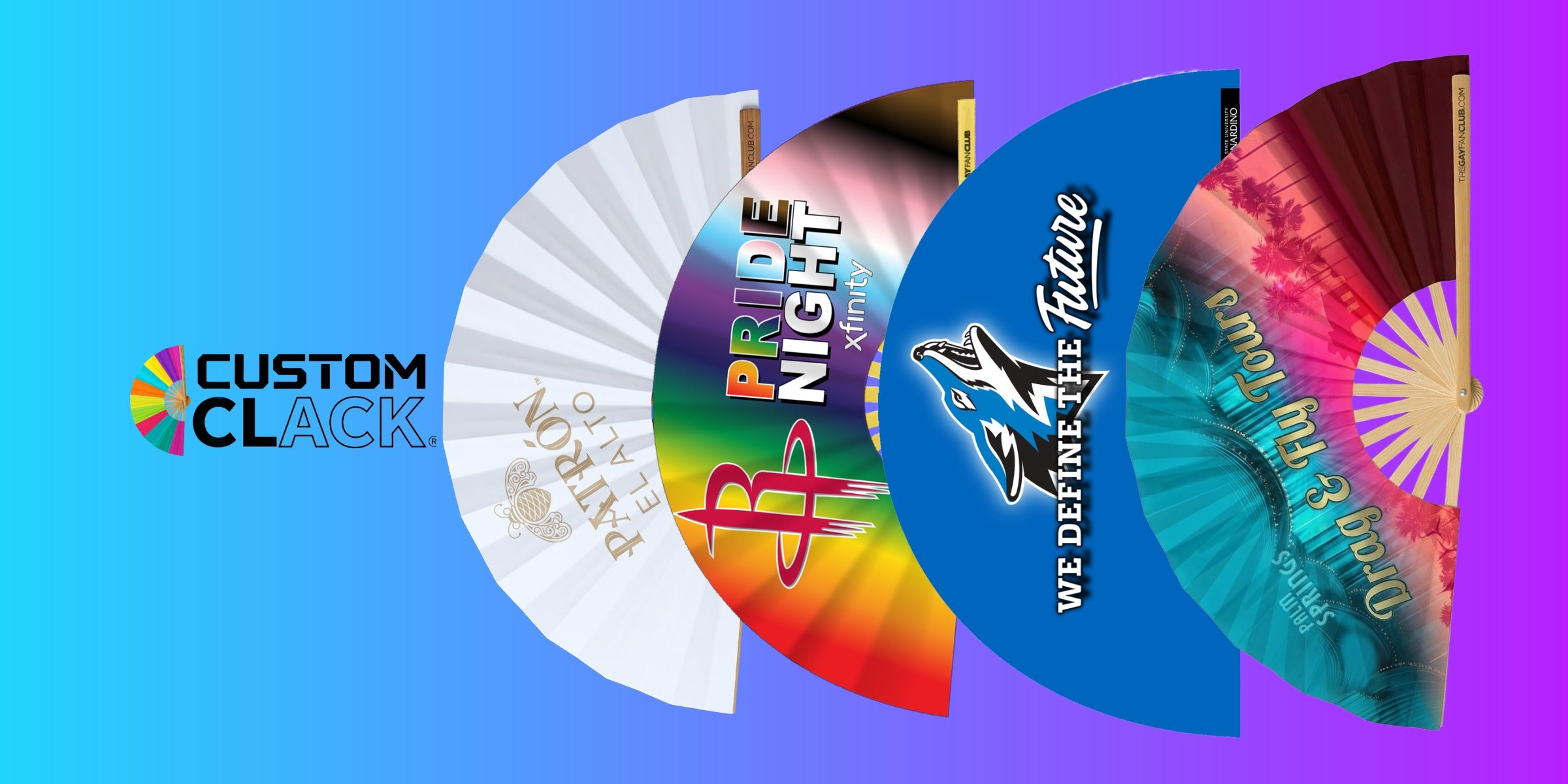 Custom Clack - Personalized Hand Fans for Pride & Parties – Custom ...